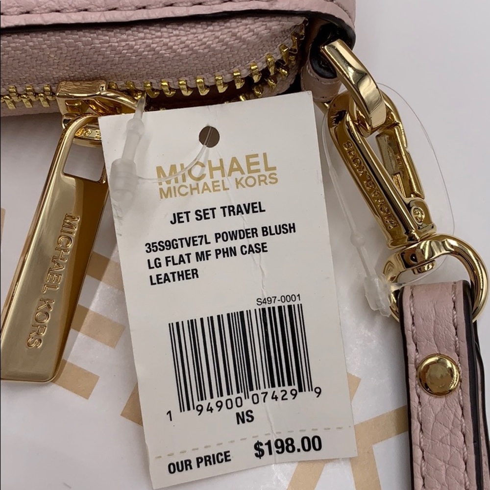 Michael Kors Jet Set Travel Phone Wallet Wristlet - Picture 6 of 16